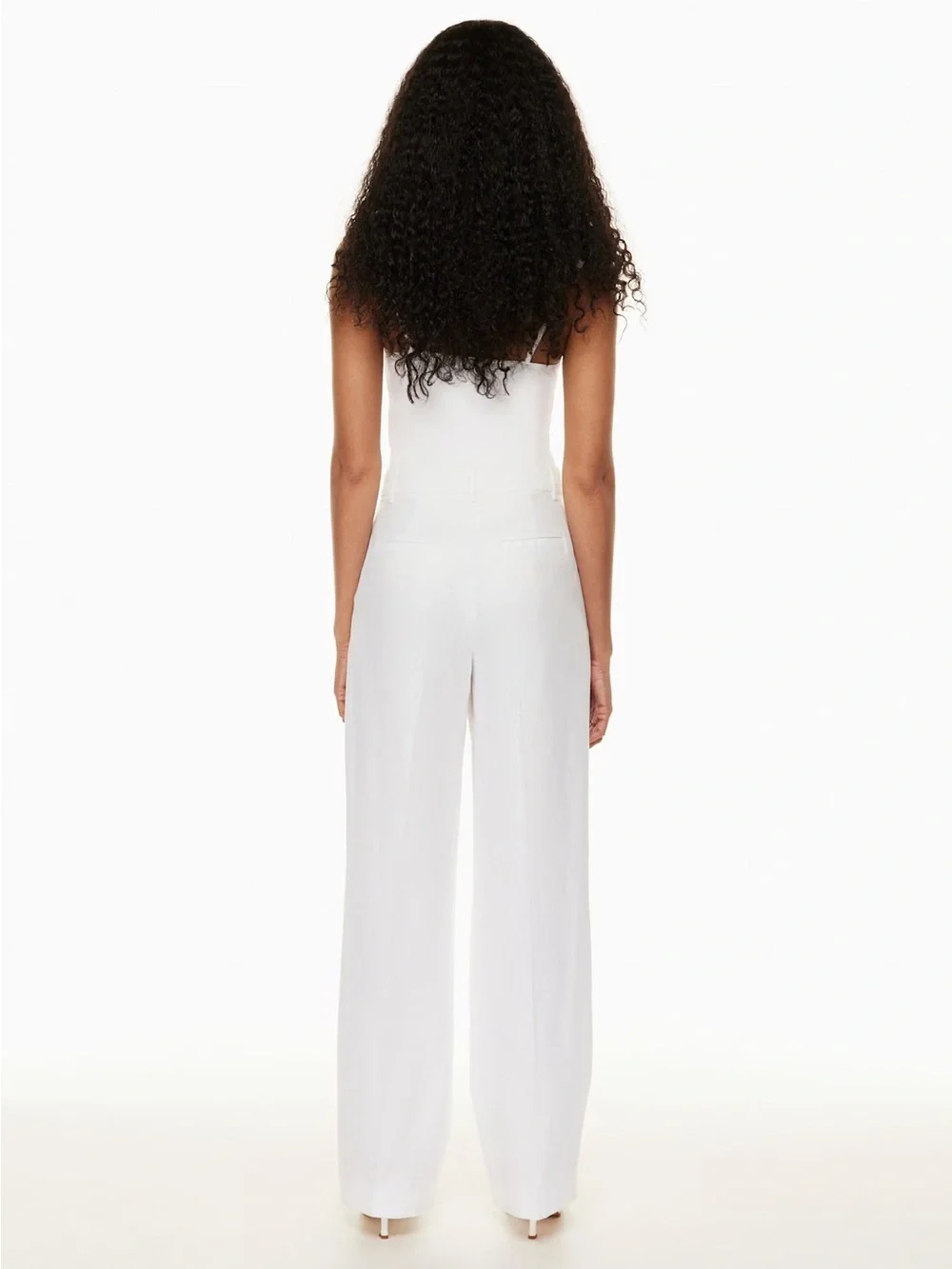 Aritzia Effortless Linen Pants in Light Birch
